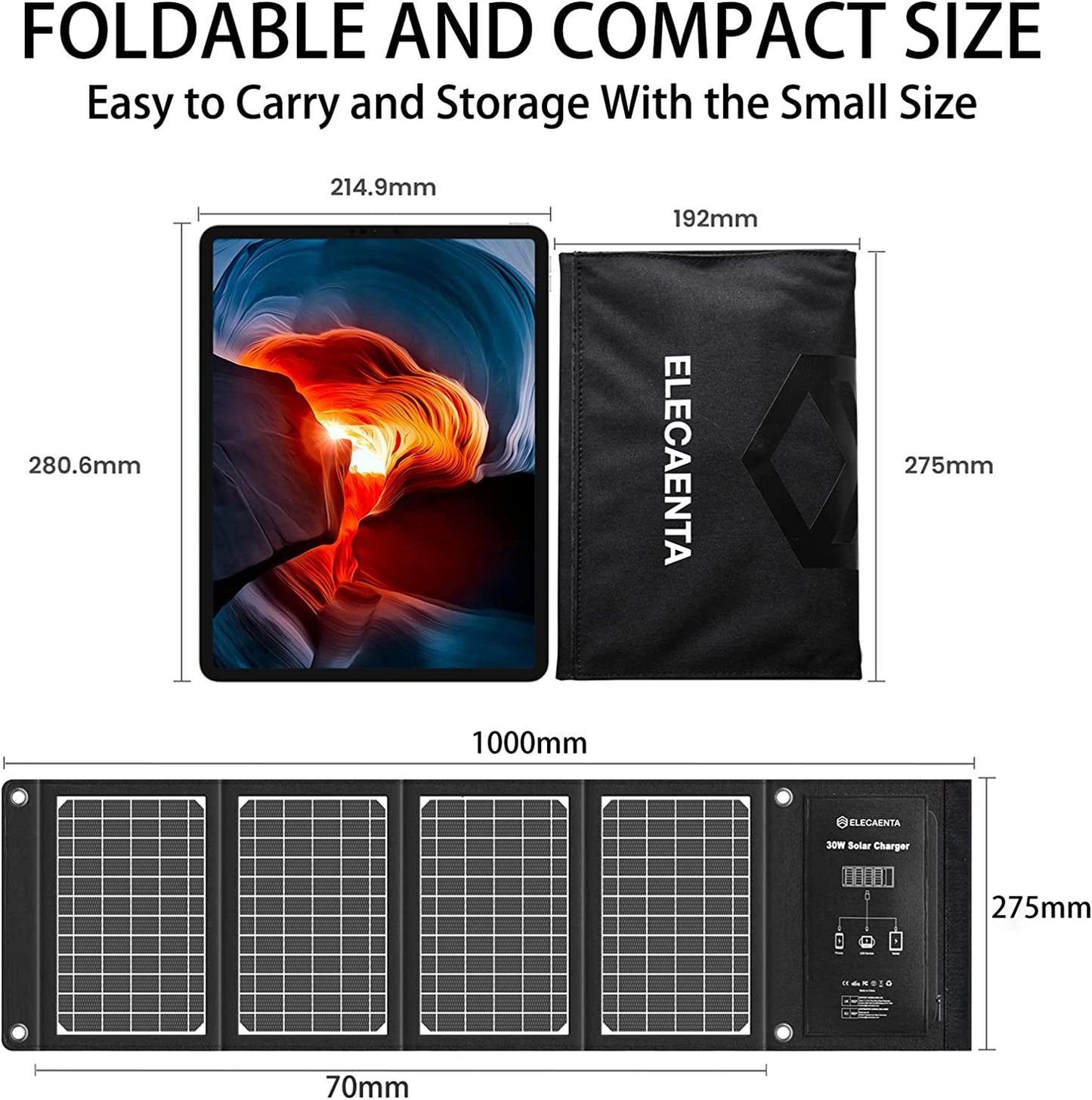 LSFC 30W Portable Solar Panel