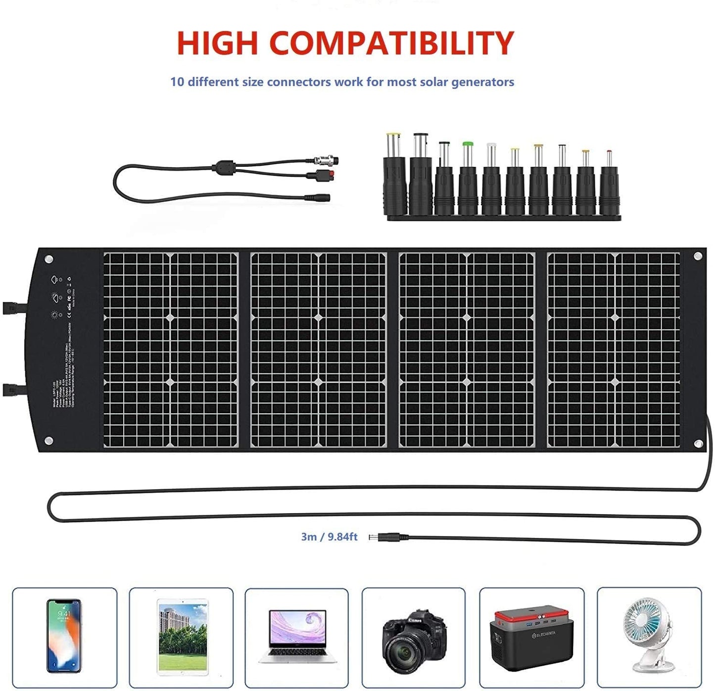 LSFC 120W Portable Solar Panel